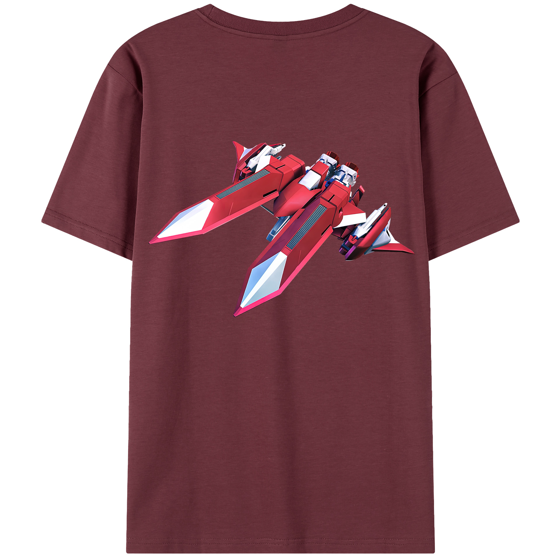 （画像用） 機動戦士ガンダム Mobile Suit Gundam 綿100％半袖Tシャツ（背面プリント）
